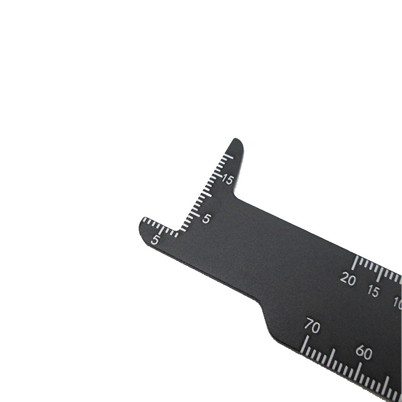 Dental Black Caliper Tooth Pitch Precision Ruler Double-Sided Scale ...