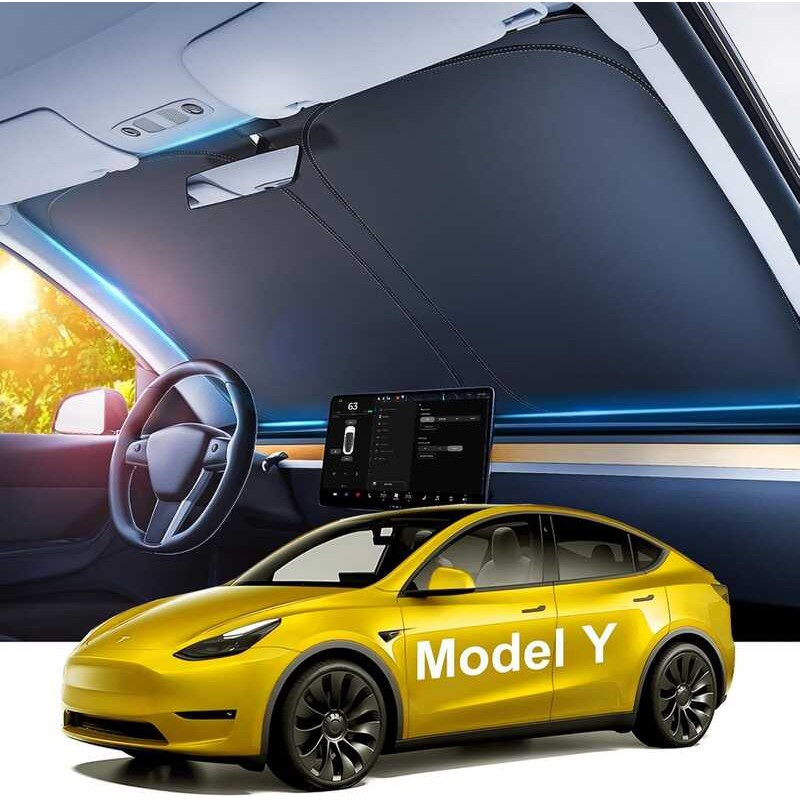 Tesla Model 2024 Y 2024-2020 Sunshade Roof [blocks 99% of UV rays, no ...