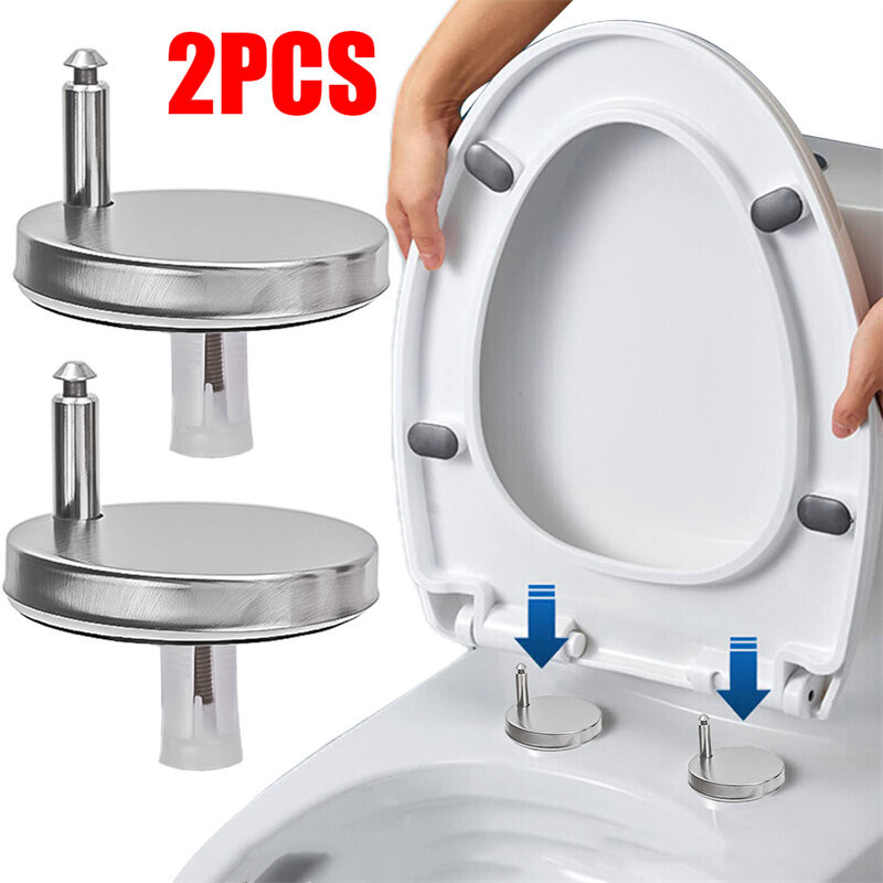 2PCS/Set Toilet Seat Hinges For Toilet Bathroom Furniture Accessories