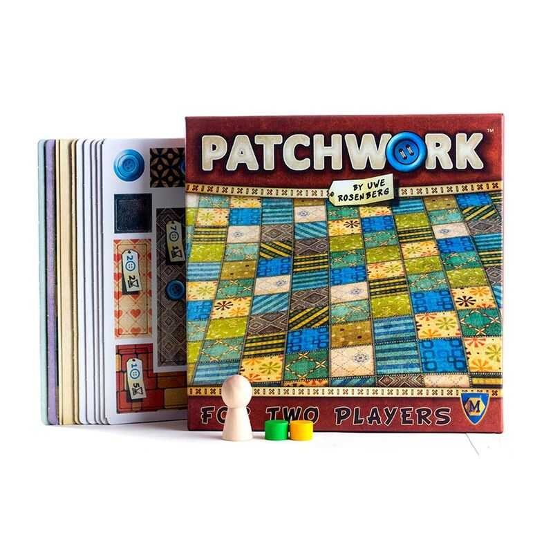 Patchwork Board Game for Two Players Funny Party Games Paper Cards ...