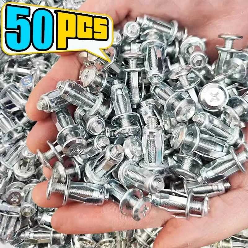 Jack Nuts Screw Anchors Plugs For Curtain Expansion Clamp Petal Rivet ...