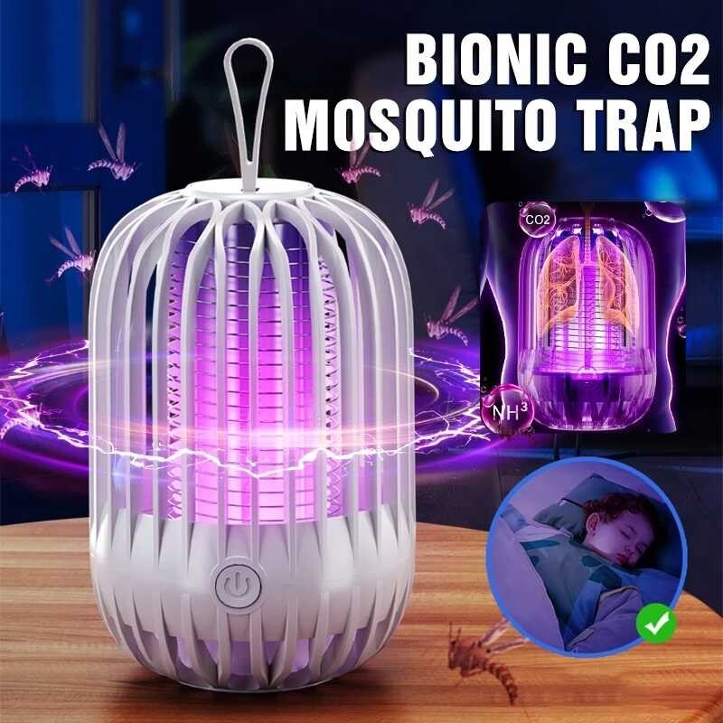 Electric Mosquito Killer Lamp Mute Radiationless USB Rechargeable ...