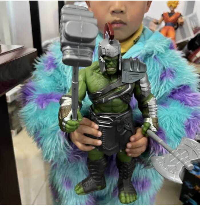 675 30Cm Big Size - Thor 3 Ragnarok Hands Movable With Hammer Battle ...