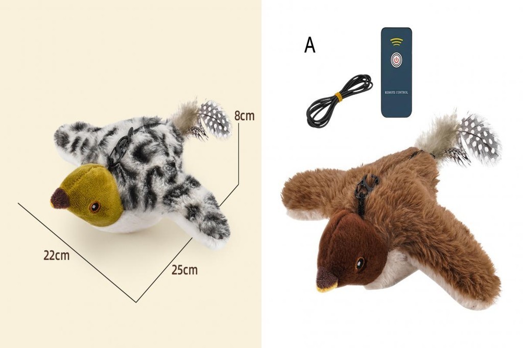 Electric Bird Simulation Toy for Cats Cat Toy with Rechargeable Battery