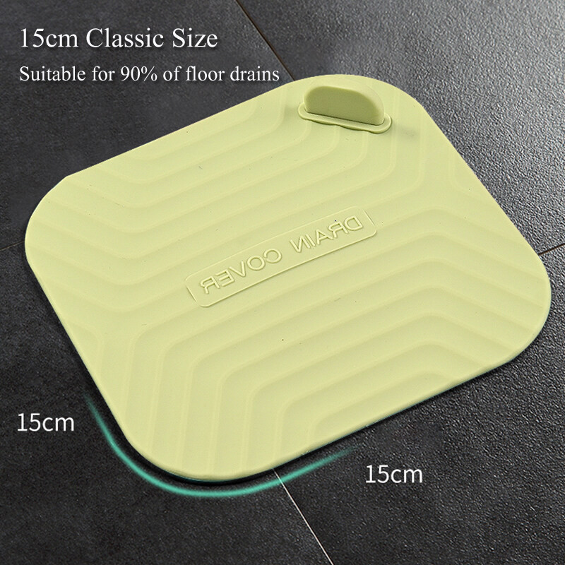Thicken Silicone Deodorant Pad Bathroom Sewer Floor Drain Cover (High ...