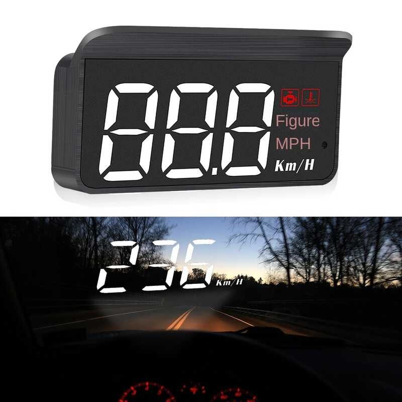 New Car Obd2 HUD Head Up Display Windshield Projector Speedometer Gauge ...