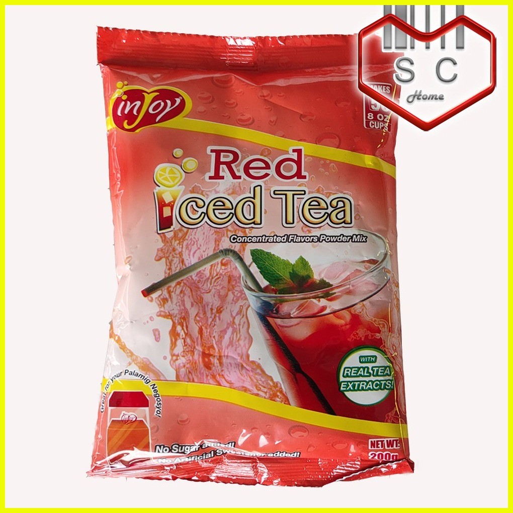 ⊕ Injoy Red Iced Tea Powder Drink 200g | Shopee Philippines