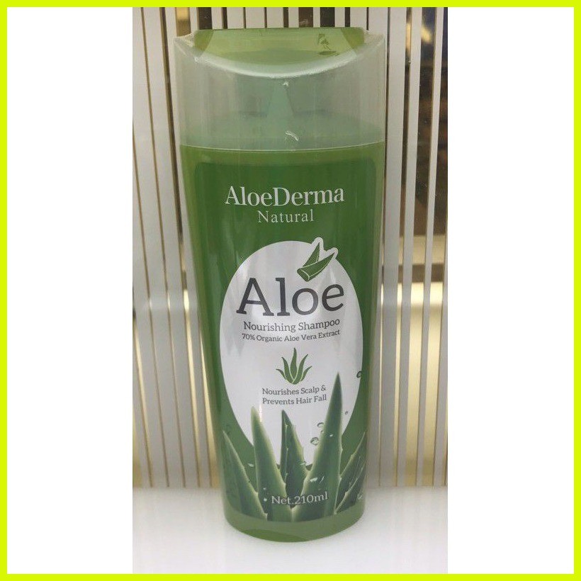 Aloe Derma Natural ( Shampoo, Conditioner, Scalp Tonic ) Shopee