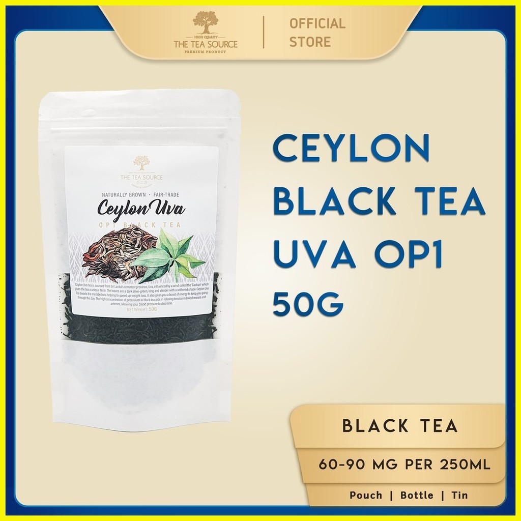 ∈ TEA SOURCE MNL Ceylon Black Tea Uva OP1 Sri Lankan Black Tea