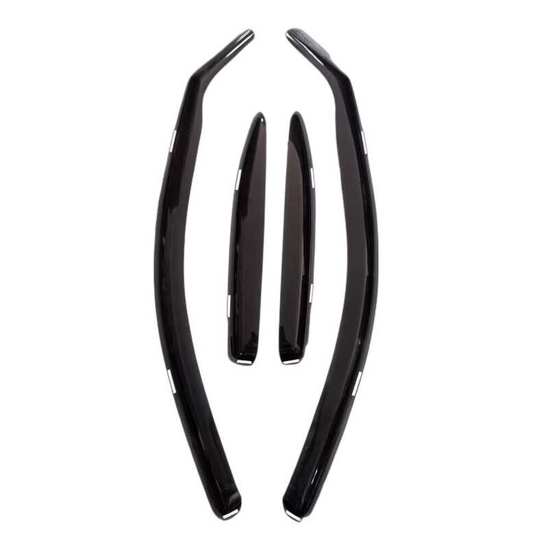In-Channel Ventvisor Side Window Wind Deflectors Weather Shield Vent ...