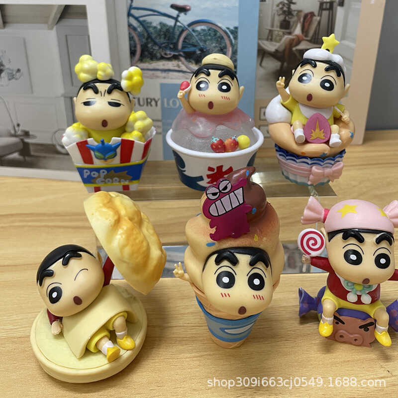 Snack Time Little Newbie Figure Blind Box Cartoon Anime Crayon Shin ...