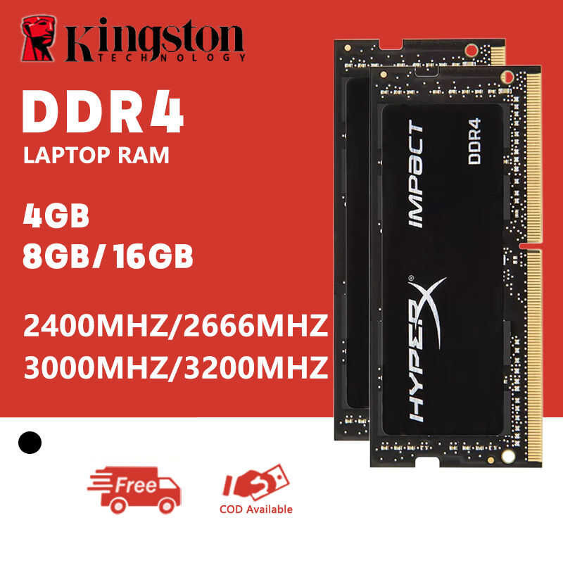 【Cod】Genuine Original Kingston Hyperx Impact Laptop Ddr4 RAM 4Gb 8Gb ...