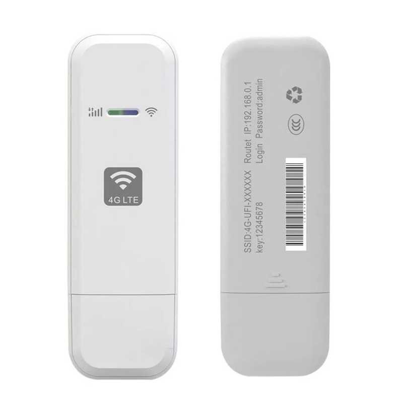 Wifi Portable LTE USB 4G Modem With SIM Card Slot Wireless Network ...