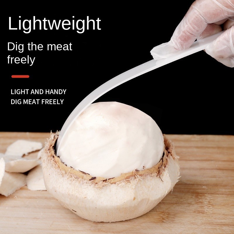 Stainless steel coconut opener, flexible ruler for extracting coconut ...