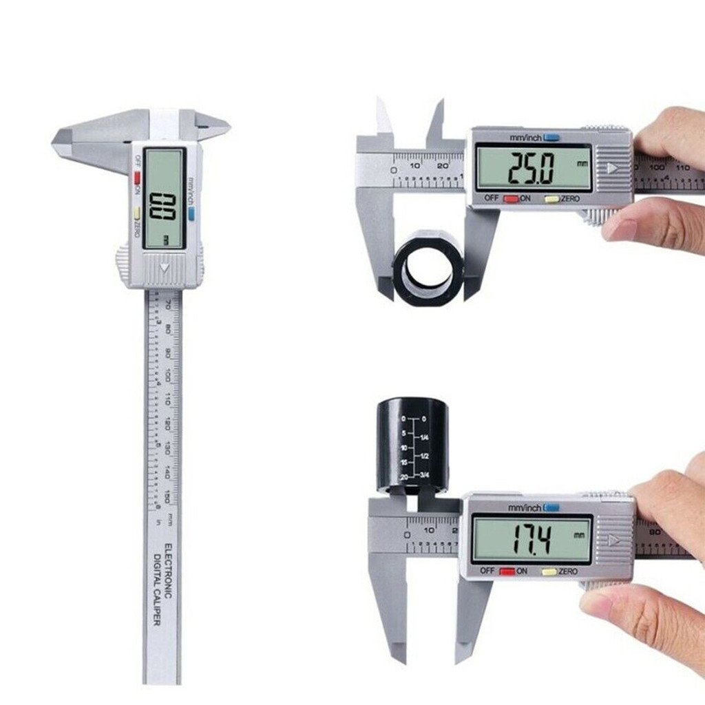 Plastic Digital 31 Caliper Vernier Micrometer Electronic Ruler Gauge ...