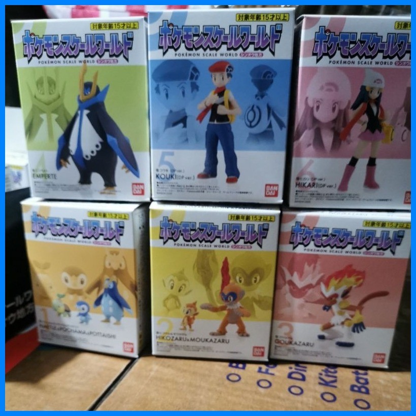 Pokémon Pokemon Scale World - SINNOH Region Set 1 - Bandai 1/20 Scale ...