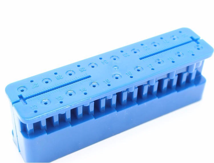 Dental Endo Measuring Ruler Plastic Endodontic Block Files Cleaning ...