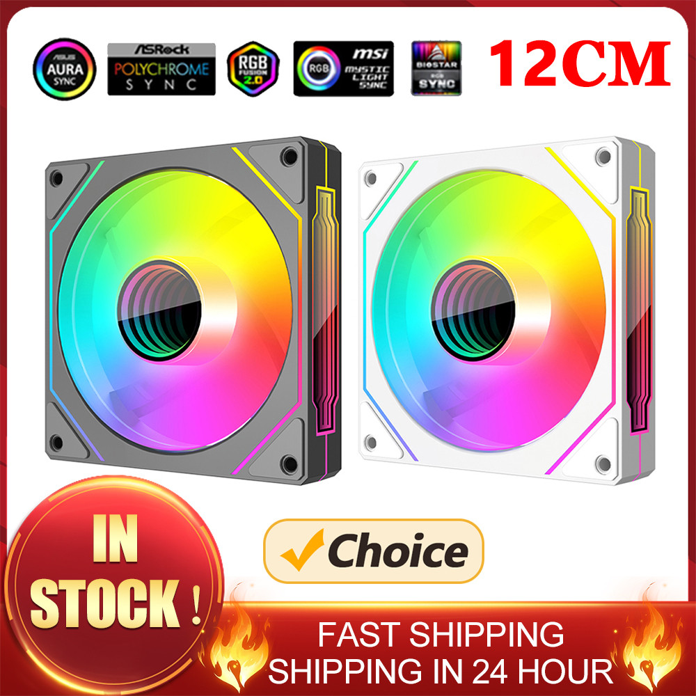 12Cm ARGB 5V 3Pin 4Pin PWM Chassis Infinity Mirror CPU Case Coog 800 ...