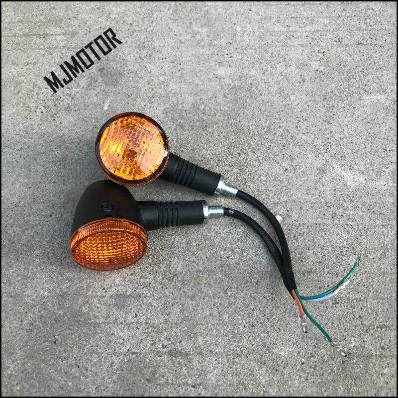 TOTMOX Motorcycle LED Turn Signal Lights - Smoke Lens Amber Lights For Honda CBR/CB 400-650 Models