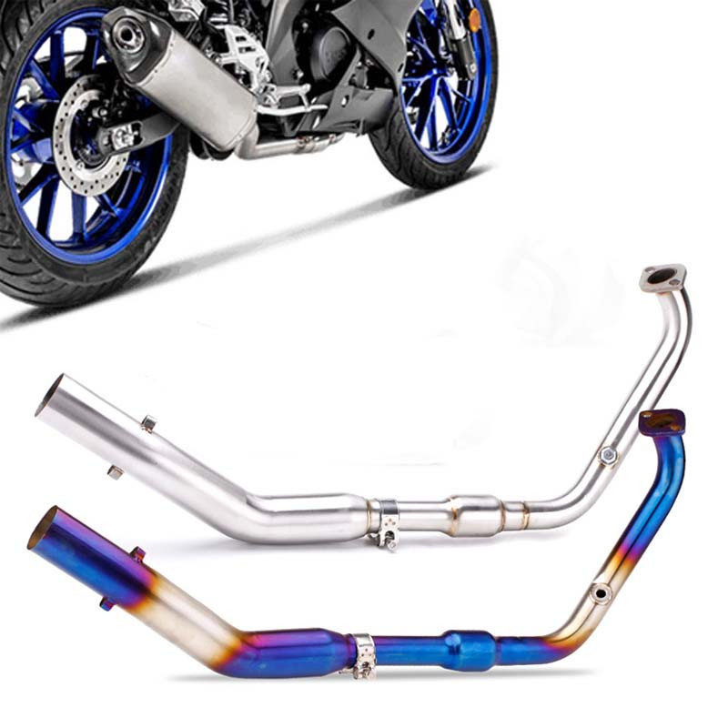 Header Pipe For R15M R15V4 MT15 with O2 sensor Connect to 51MM/2" I.D