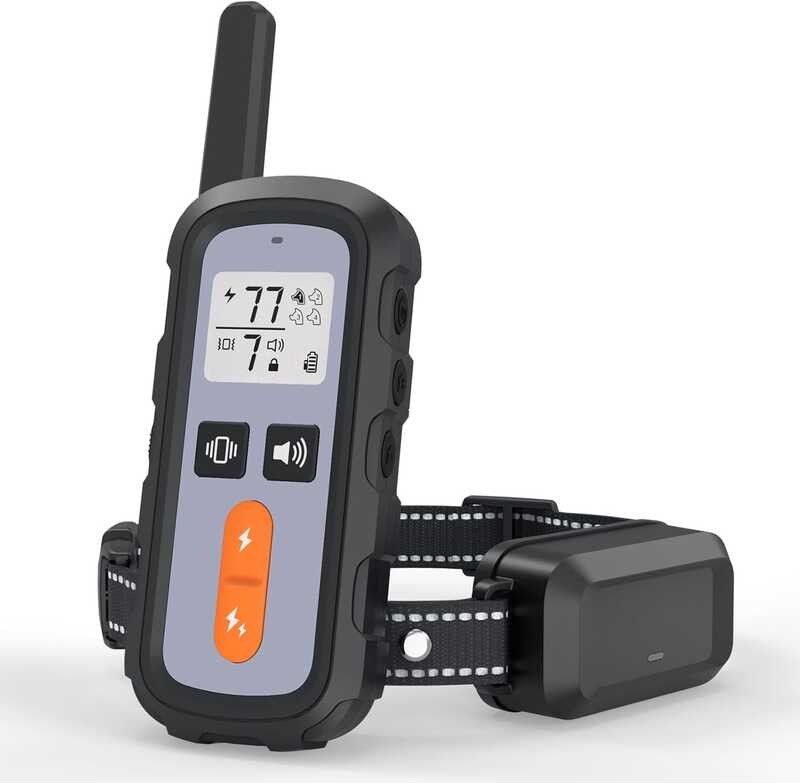 Swings Waterproof Dog Shock Collar with Remote 1600FT, Bird Parakeet