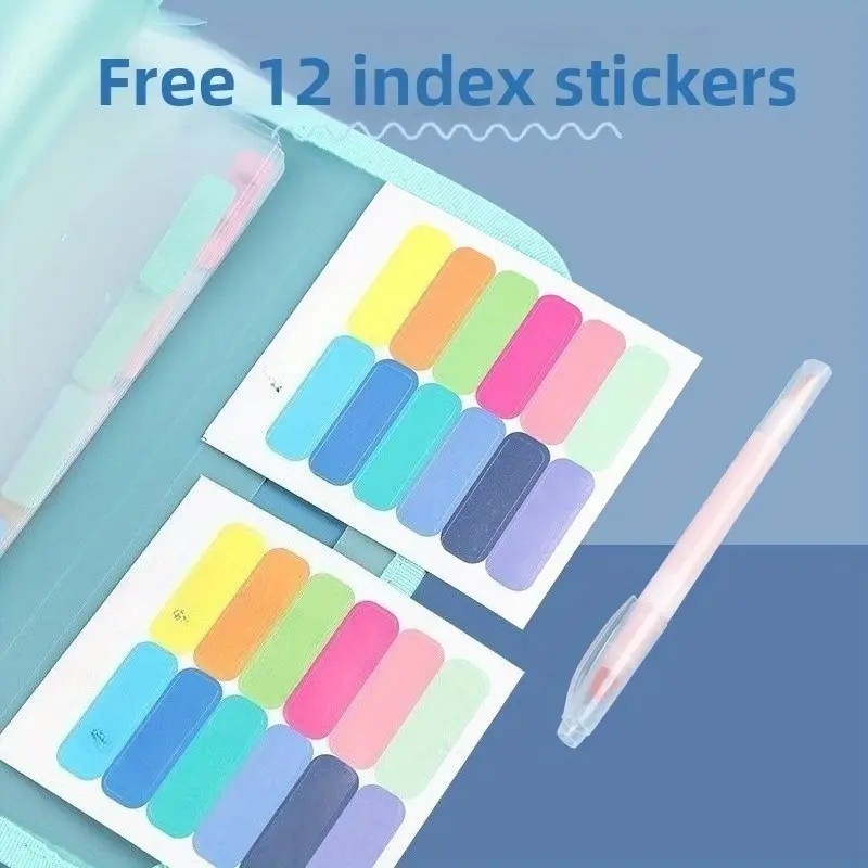 13-Layer Handle Folder Long File Portable File Folder Waterproof with ...