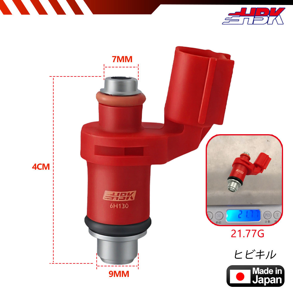 6 HOLE Motorcycle Fuel Injector For Mio I 125/Fino/XRM-125 Fi/Soul I ...
