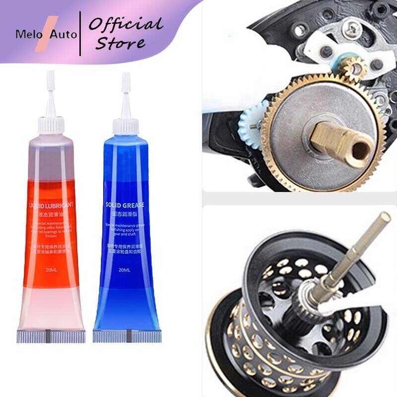 2Pcs Grease & Lubricant Oil Set For Fishing Reel Bearing Spinning ...