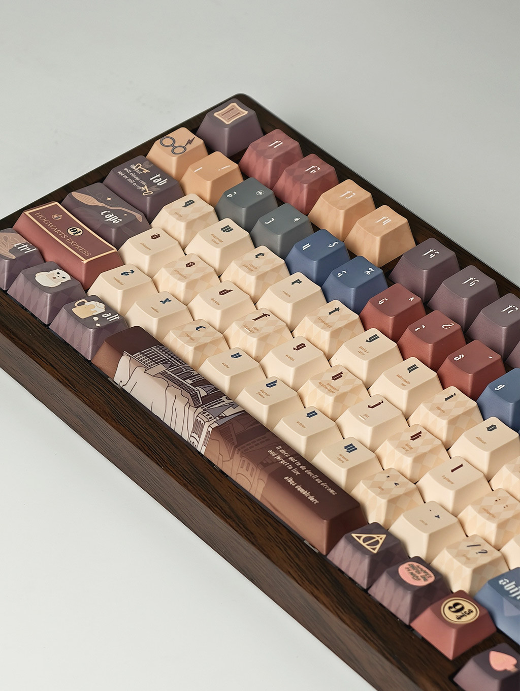 Hogwarts Keycaps Cherry/MOA Profile 129 Keys PBT Dye Sublimation ...