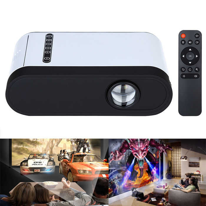 Project Home Cinema Universal Multimedia HD Projector - White 1Da 50 ...