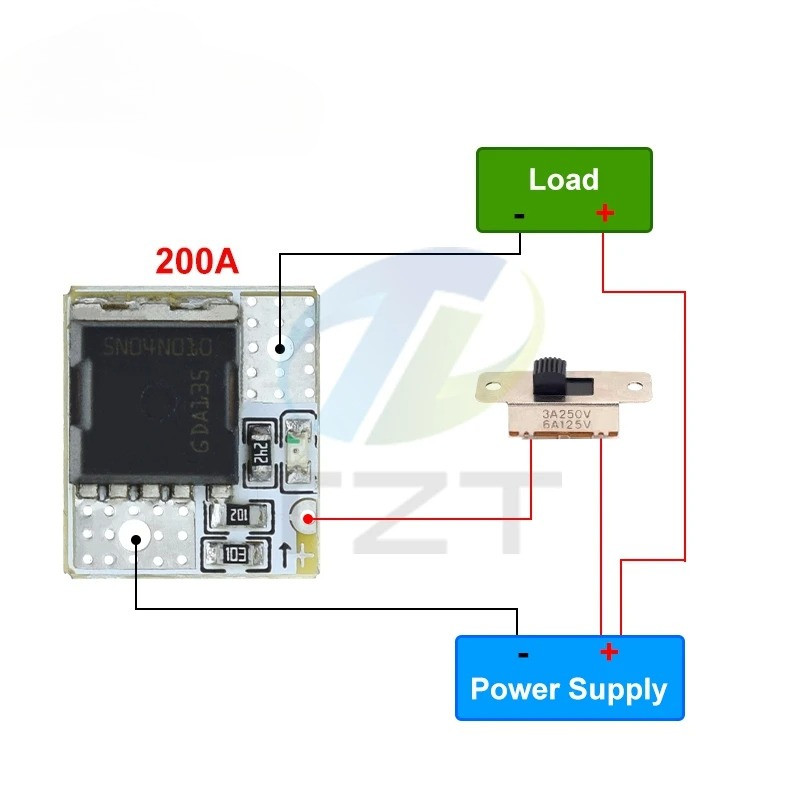 Mini High Power MOS Trigger Switch Driver Module Field Effect Tube PWM ...