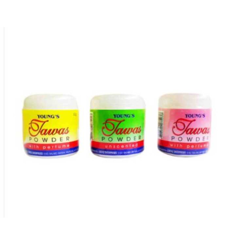 Young's Tawas Powder With Perfume Eliminates Body Odor, 50Gms 9A6 ...