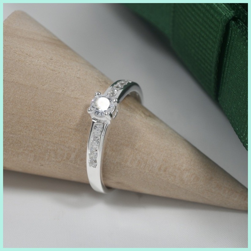 KS silver original 925 italy silver SWR067 (ladies ring) | Shopee ...