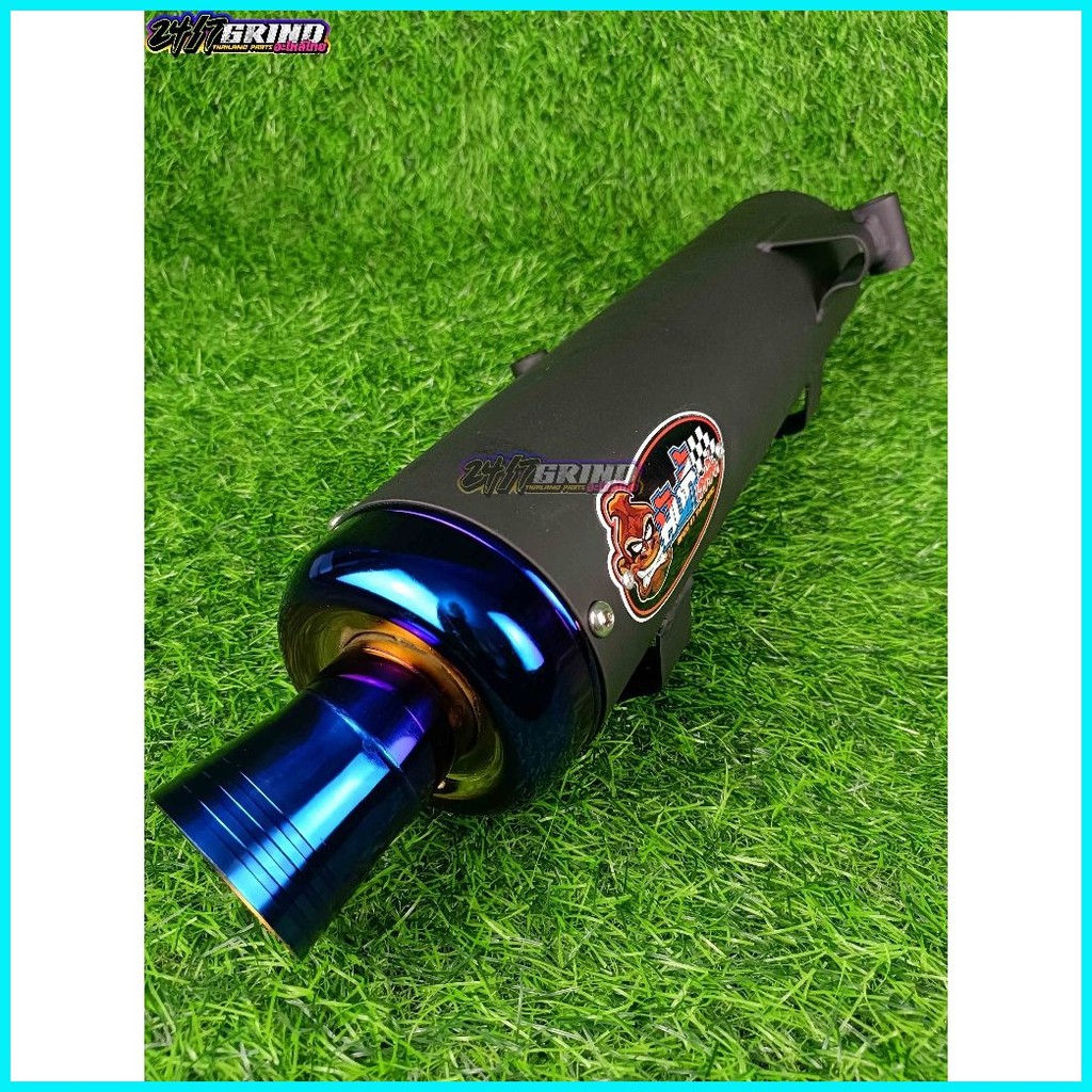 HUN RACING POWER PIPE TITANIUM TIP HONDA PCX 160 / ADV 160 RACING ...