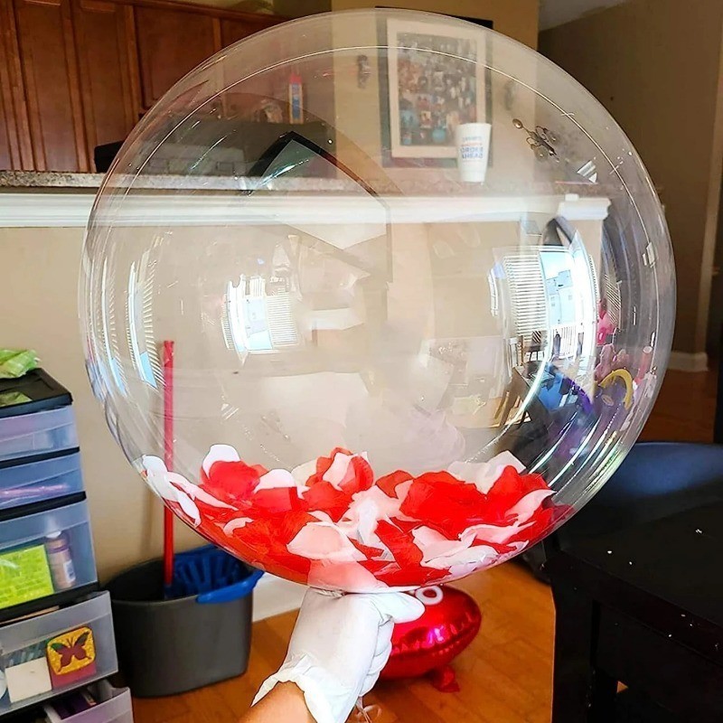 12/20/24/36Inches Transparent Bobo Balloon/DIY Inflatable Globos ...