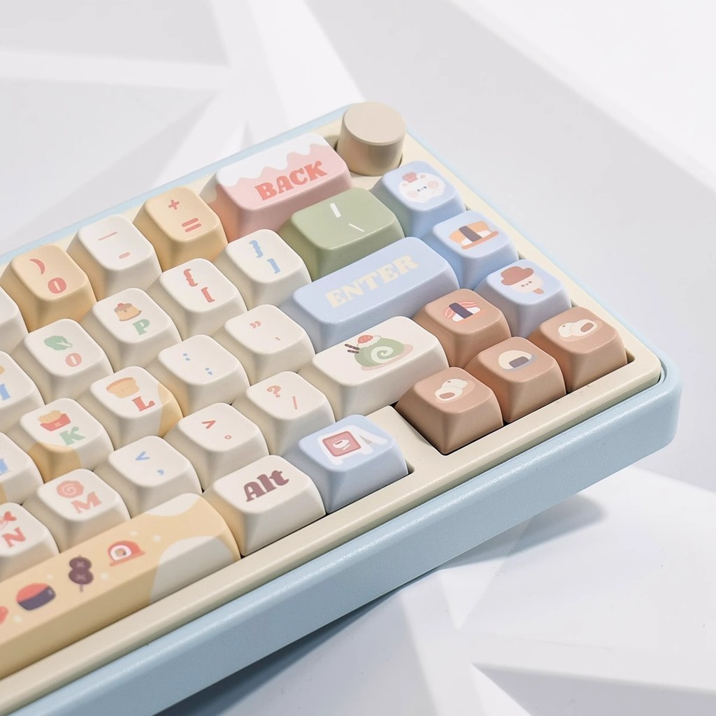 Sushi Cat Keycap XOA/FOA/MDA Profile 140 Keys PBT Five-sided Dye ...