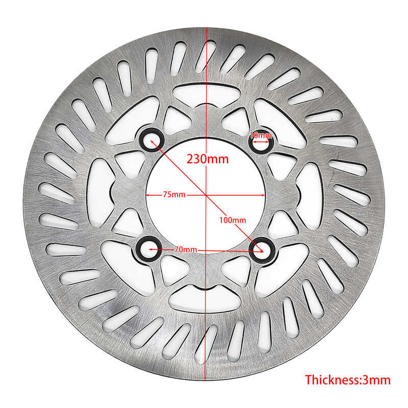 Motorcycle Disc Plate Rotor 230MM sa Dirt Pit Bike Front o Rear wheel ...