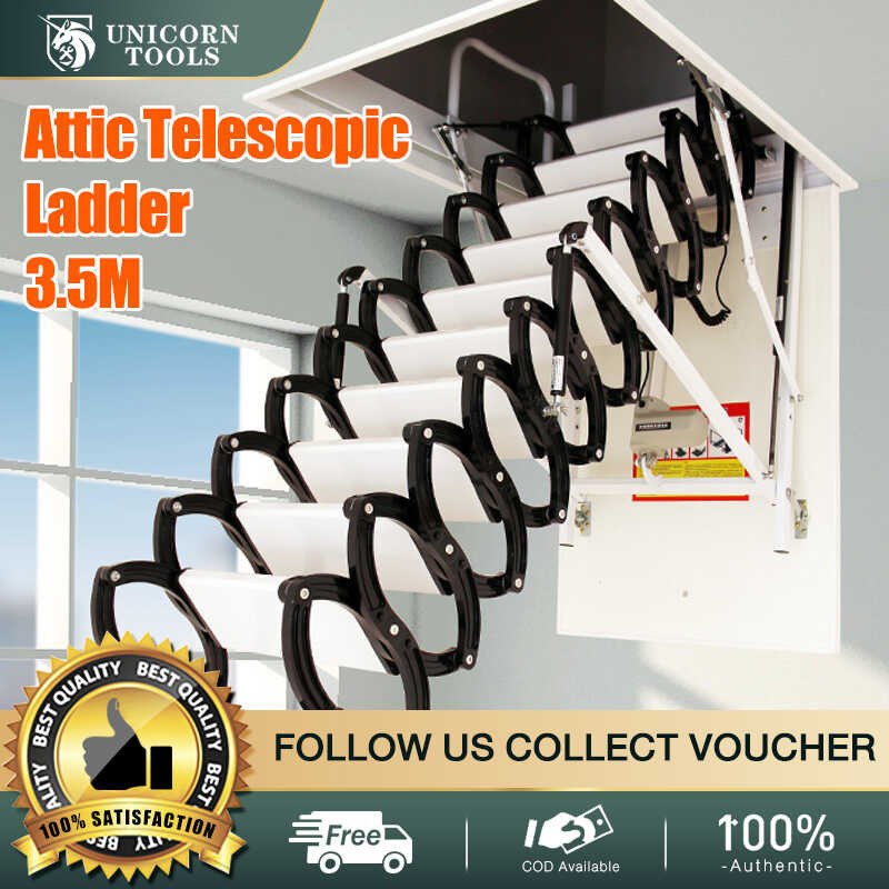 Attic 3.5M - Retractable Staircase Lifting Telescopic Home Villa ...