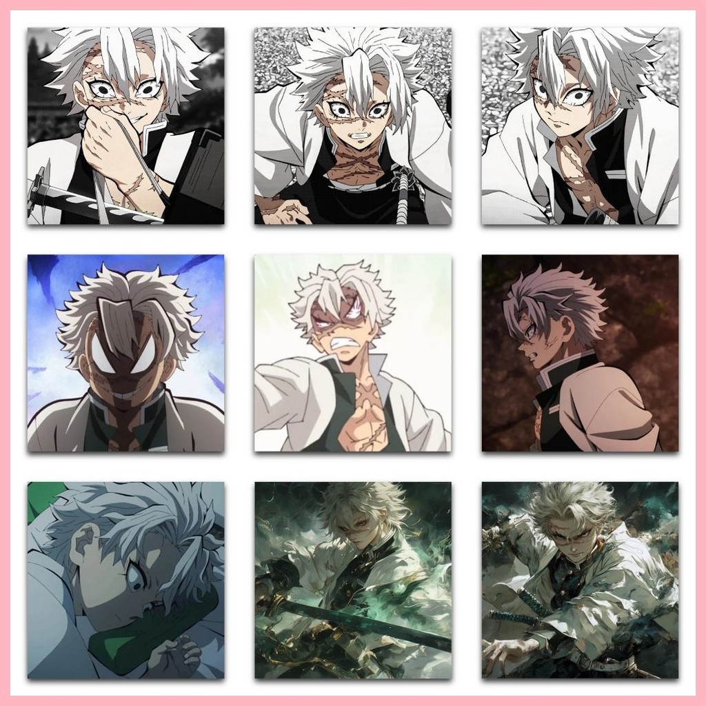 [GUYN] Stickers Demon Slayer (59 Sheets) Shinazugawa Sanemi Shinazugawa ...