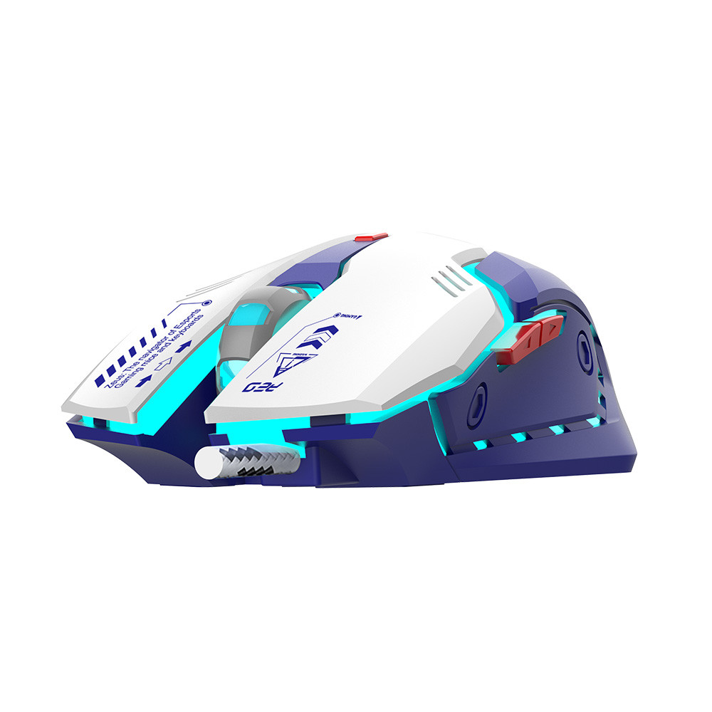 Zeus M-99 Mecha Style Gaming Mouse USB Wired Mechanical Feel Like Led ...