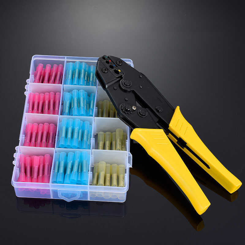 at Waterproof terminal shrinkable tube connection wiring nose crimping ...