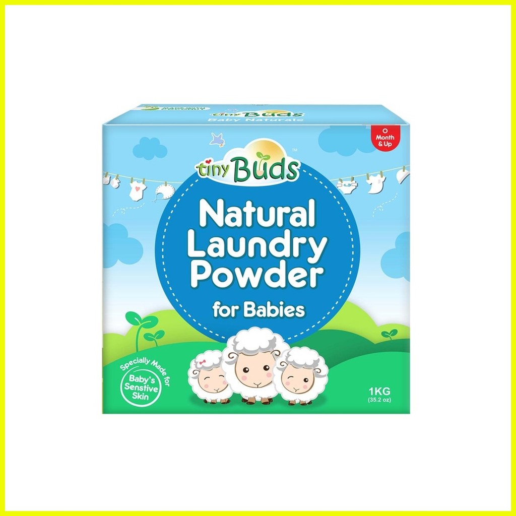 Tiny Buds Natural Powder Detergent 1kg Set of 3 Best for Hand Wash