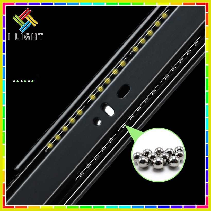 ♣ ⊕ （Fast delivery）1Pair（2pcs）Hydraulic soft close Drawer guide Full