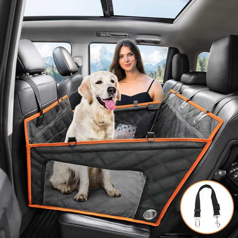 petizer Medium\/Large Hard Bottom Extender Dogs, Waterproof Cover Back
