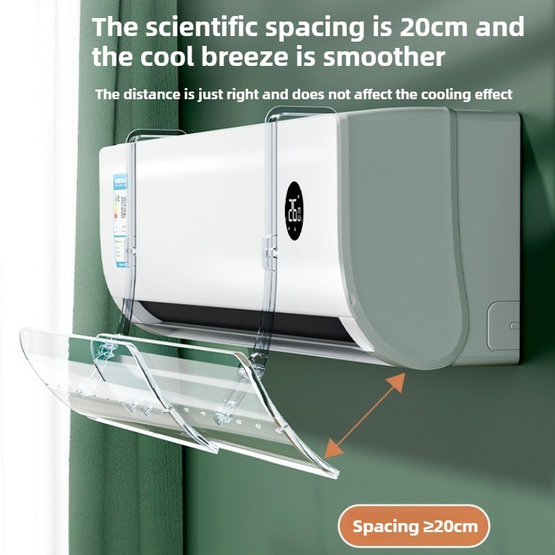 Multifunctional Aircon Deflector Retractable Anti-Direct Blowing ABS ...