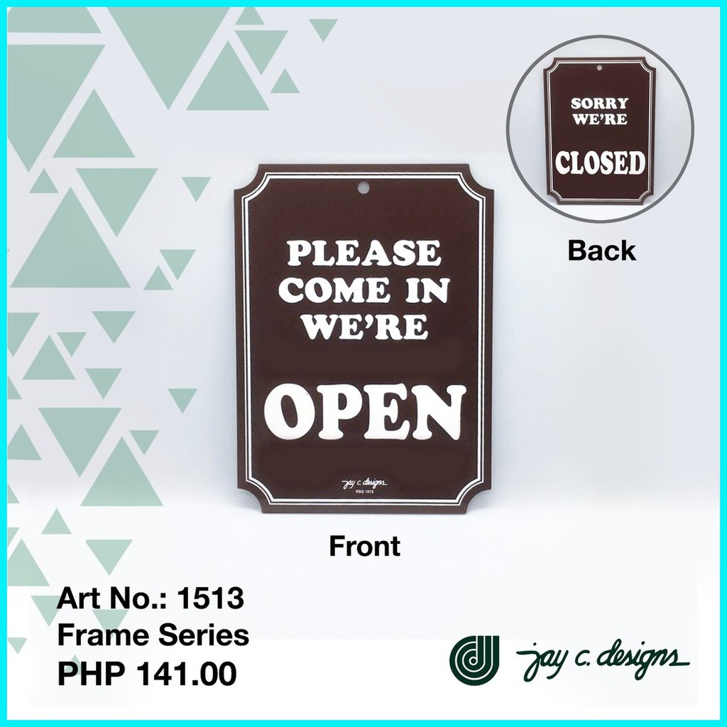 Jay C. Designs Acrylic Sign / Signage Set 4 | Shopee Philippines