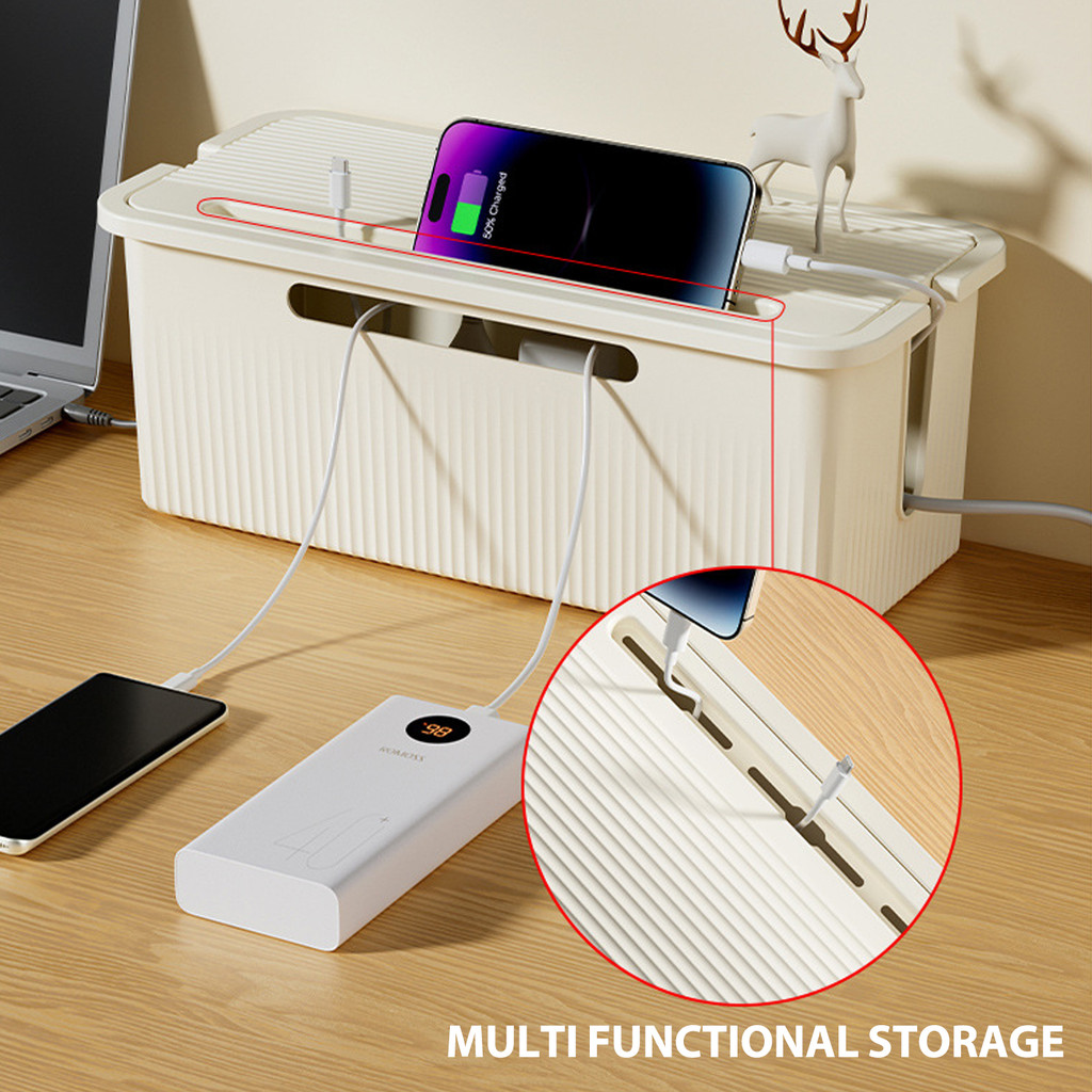 Practical Power Strip Plug Storage Box with Secure Lid - High-Quality ...