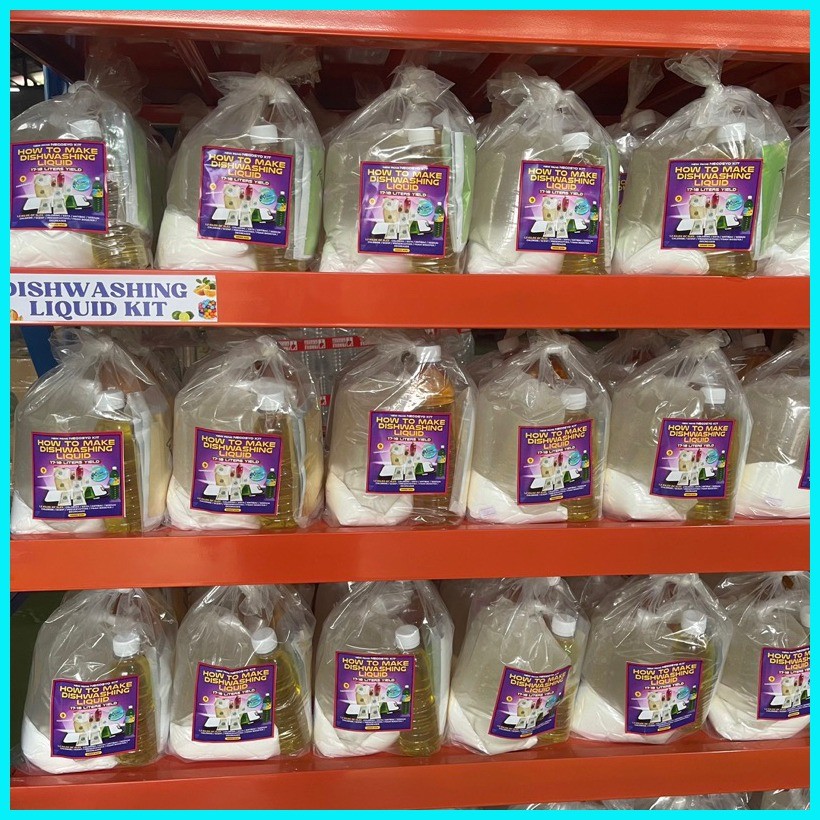 COD Dishwashing Liquid KIT 17-18 LITERS YIELD w/ Pet bottles Regular ...