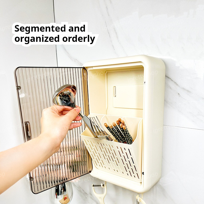 Luxury Chopstick Cage Box Kitchen Racks Spoon Fork Storage Rack Utensil ...
