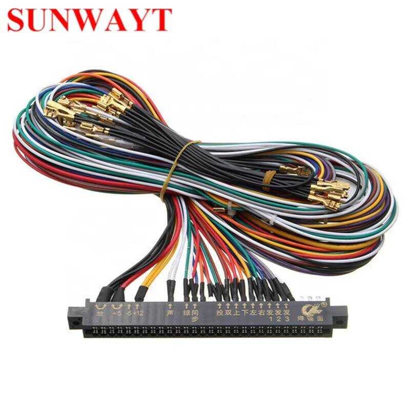Hot Selling Harness 28 Pin Support 5 6 Button Jamma Wire For Arcade ...